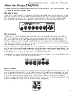 Предварительный просмотр 9 страницы Johnson Amplification Mirage JT100 User Manual