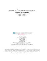 Предварительный просмотр 2 страницы Johnson & Johnson ASP STERRAD 200 User Manual