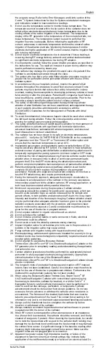 Preview for 7 page of Johnson & Johnson Biosense Webster THERMOCOOL SMARTTOUCH SF Instructions For Use Manual