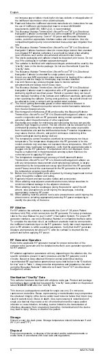 Preview for 8 page of Johnson & Johnson Biosense Webster THERMOCOOL SMARTTOUCH SF Instructions For Use Manual