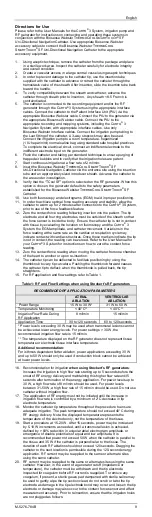 Preview for 9 page of Johnson & Johnson Biosense Webster THERMOCOOL SMARTTOUCH SF Instructions For Use Manual