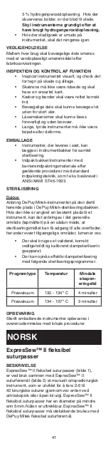 Preview for 41 page of Johnson & Johnson DePuy Mitek 108804 Manual