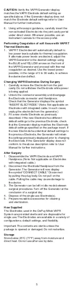 Preview for 6 page of Johnson & Johnson DePuy Mitek 2.3 mm VAPR Instructions For Use Manual