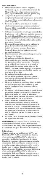 Preview for 8 page of Johnson & Johnson DePuy Mitek 2.3 mm VAPR Instructions For Use Manual