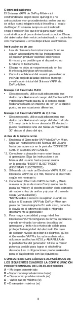 Preview for 9 page of Johnson & Johnson DePuy Mitek 2.3 mm VAPR Instructions For Use Manual