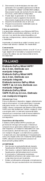 Preview for 11 page of Johnson & Johnson DePuy Mitek 2.3 mm VAPR Instructions For Use Manual