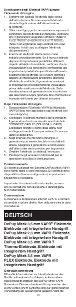 Preview for 15 page of Johnson & Johnson DePuy Mitek 2.3 mm VAPR Instructions For Use Manual