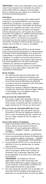 Preview for 22 page of Johnson & Johnson DePuy Mitek 2.3 mm VAPR Instructions For Use Manual