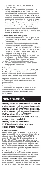 Preview for 24 page of Johnson & Johnson DePuy Mitek 2.3 mm VAPR Instructions For Use Manual