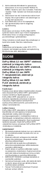 Preview for 41 page of Johnson & Johnson DePuy Mitek 2.3 mm VAPR Instructions For Use Manual