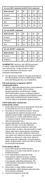 Preview for 44 page of Johnson & Johnson DePuy Mitek 2.3 mm VAPR Instructions For Use Manual