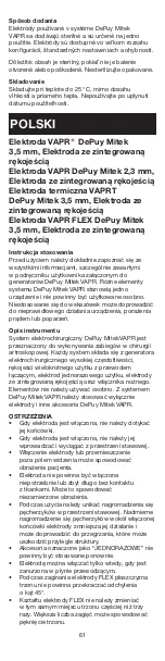 Preview for 62 page of Johnson & Johnson DePuy Mitek 2.3 mm VAPR Instructions For Use Manual