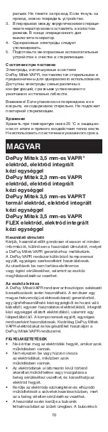 Preview for 71 page of Johnson & Johnson DePuy Mitek 2.3 mm VAPR Instructions For Use Manual