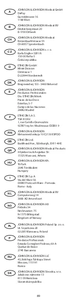 Preview for 90 page of Johnson & Johnson DePuy Mitek 2.3 mm VAPR Instructions For Use Manual