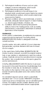 Preview for 5 page of Johnson & Johnson DePuy Mitek BIOKNOTLESS RC ANCHOR Manual