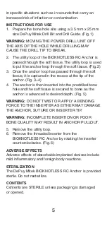 Preview for 6 page of Johnson & Johnson DePuy Mitek BIOKNOTLESS RC ANCHOR Manual