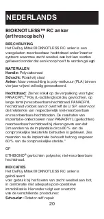 Preview for 21 page of Johnson & Johnson DePuy Mitek BIOKNOTLESS RC ANCHOR Manual