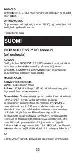 Preview for 34 page of Johnson & Johnson DePuy Mitek BIOKNOTLESS RC ANCHOR Manual