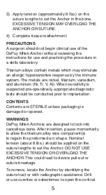 Preview for 6 page of Johnson & Johnson DePuy Mitek GII Anchor Manual