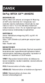 Preview for 36 page of Johnson & Johnson DePuy Mitek GII Anchor Manual