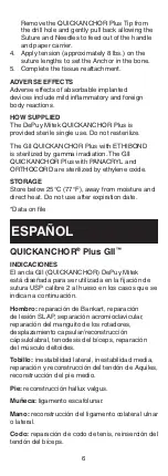 Preview for 7 page of Johnson & Johnson DePuy Mitek GII QUICKANCHOR Plus Manual