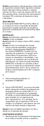 Preview for 8 page of Johnson & Johnson DePuy Mitek GII QUICKANCHOR Plus Manual