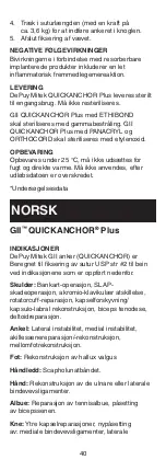 Preview for 41 page of Johnson & Johnson DePuy Mitek GII QUICKANCHOR Plus Manual