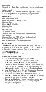 Preview for 4 page of Johnson & Johnson DePuy Mitek GRAFT PREPARATION SYSTEM Manual