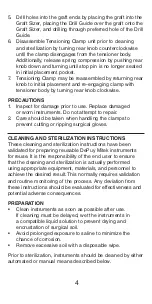 Preview for 5 page of Johnson & Johnson DePuy Mitek GRAFT PREPARATION SYSTEM Manual