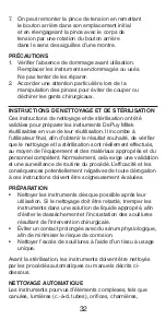 Preview for 33 page of Johnson & Johnson DePuy Mitek GRAFT PREPARATION SYSTEM Manual