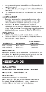 Preview for 37 page of Johnson & Johnson DePuy Mitek GRAFT PREPARATION SYSTEM Manual