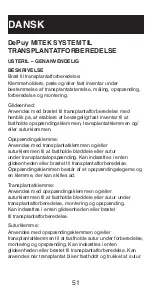 Preview for 52 page of Johnson & Johnson DePuy Mitek GRAFT PREPARATION SYSTEM Manual