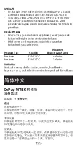 Preview for 126 page of Johnson & Johnson DePuy Mitek GRAFT PREPARATION SYSTEM Manual