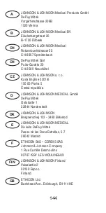 Preview for 145 page of Johnson & Johnson DePuy Mitek GRAFT PREPARATION SYSTEM Manual