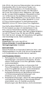 Preview for 20 page of Johnson & Johnson DePuy Mitek Rigidfix 104144 Manual