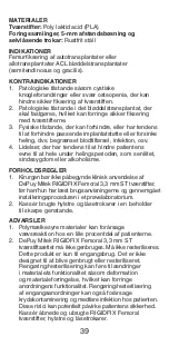 Preview for 40 page of Johnson & Johnson DePuy Mitek Rigidfix 104144 Manual