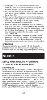 Preview for 43 page of Johnson & Johnson DePuy Mitek Rigidfix 104144 Manual