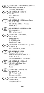 Preview for 105 page of Johnson & Johnson DePuy Mitek Rigidfix 104144 Manual