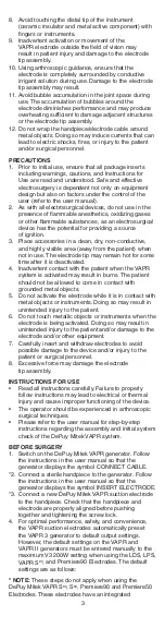 Preview for 3 page of Johnson & Johnson DePuy Mitek VAPR 3.5 mm 90 Instructions For Use Manual