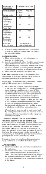 Preview for 5 page of Johnson & Johnson DePuy Mitek VAPR 3.5 mm 90 Instructions For Use Manual