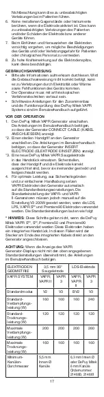 Preview for 17 page of Johnson & Johnson DePuy Mitek VAPR 3.5 mm 90 Instructions For Use Manual