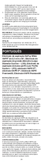 Preview for 29 page of Johnson & Johnson DePuy Mitek VAPR 3.5 mm 90 Instructions For Use Manual