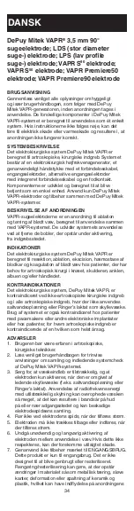 Preview for 34 page of Johnson & Johnson DePuy Mitek VAPR 3.5 mm 90 Instructions For Use Manual