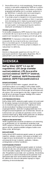 Preview for 51 page of Johnson & Johnson DePuy Mitek VAPR 3.5 mm 90 Instructions For Use Manual