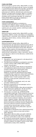 Preview for 60 page of Johnson & Johnson DePuy Mitek VAPR 3.5 mm 90 Instructions For Use Manual