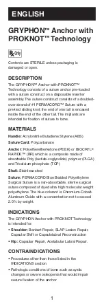 Preview for 2 page of Johnson & Johnson DePuy Synthes GRYPHON Manual