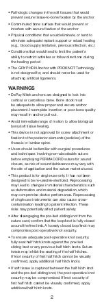 Preview for 3 page of Johnson & Johnson DePuy Synthes GRYPHON Manual