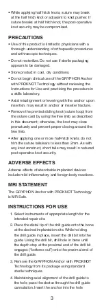 Preview for 4 page of Johnson & Johnson DePuy Synthes GRYPHON Manual