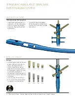 Preview for 3 page of Johnson & Johnson DePuy Synthes TRAUMA Titanium Cannulated Tibial Nail Surgical Technique