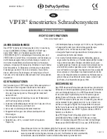 Preview for 115 page of Johnson & Johnson DePuy Synthes VIPER System Instructions For Use Manual